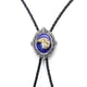 thumbnail image 5 of Moda Western Pattern PU Leather Weave Mens Rodeo Bolo Formal - Azul Fernando Lazo occidental del Bolo de los hombres, 5 of 8