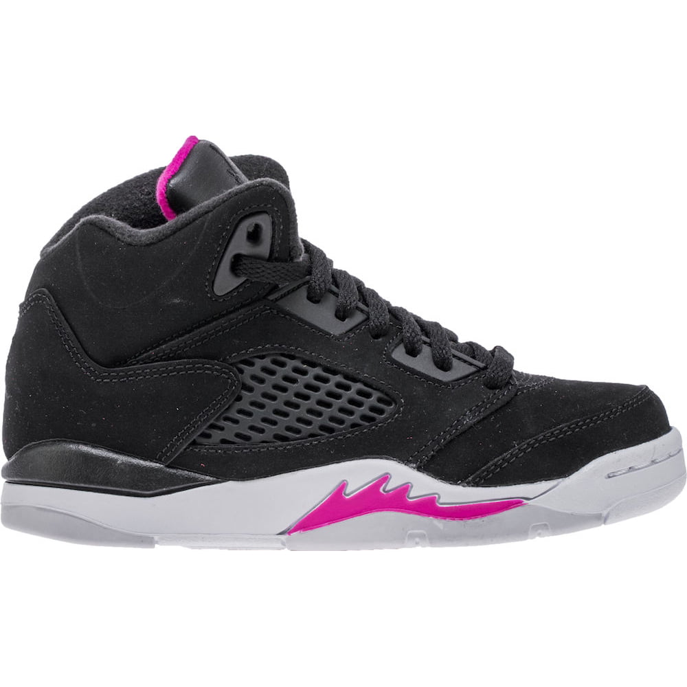 Nike - Nike Little Kids Jordan 5 Retro Girls Basketball Shoes (12 ...