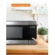 thumbnail image 5 of Commercial Chef Microondas de Encimera 1,1 Cu. Ft.. ft., Negro con Adornos de Acero Inoxidable, 5 of 6