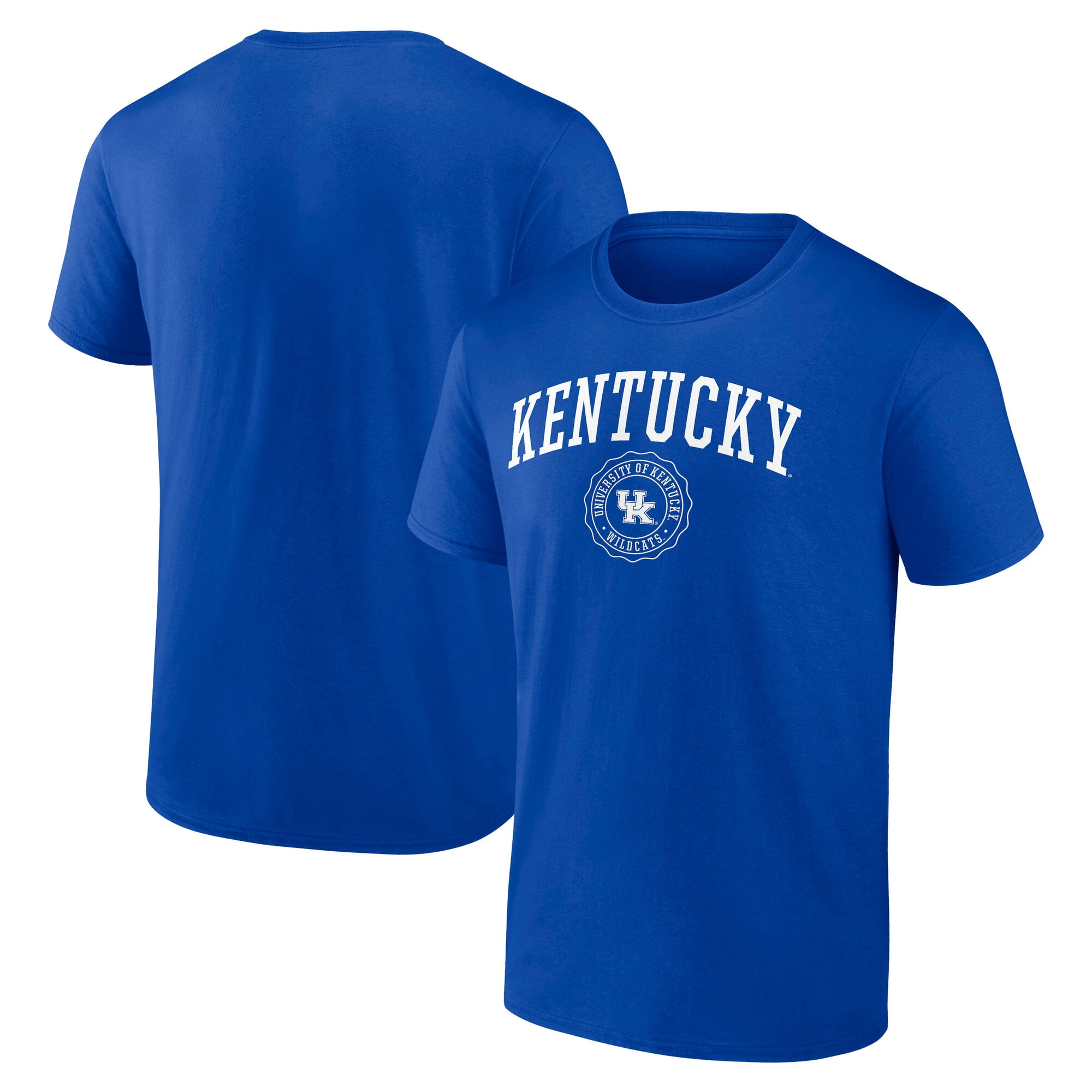 NCAA Kentucky Wildcats Men's Blue Cotton Short Sleeve T Shirt