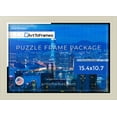 thumbnail image 3 of ArtToFrames 15.4x10.7 Inch - 39x27 CM White Puzzle Frame for 300 piece Puzzles.1.00 Inch Custom Wood Puzzle Frames, White - Comes with Regular Glass, 3 of 6