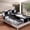 Black Gray, variant on Erosebridal Black Rectangle Sheet Set Twin,Geometric Sqare Bedding Sets Twin Size,Abstract Artwork Twin Sheet Sets,Super Cozy Plaid Bedroom Decorative,3pcs