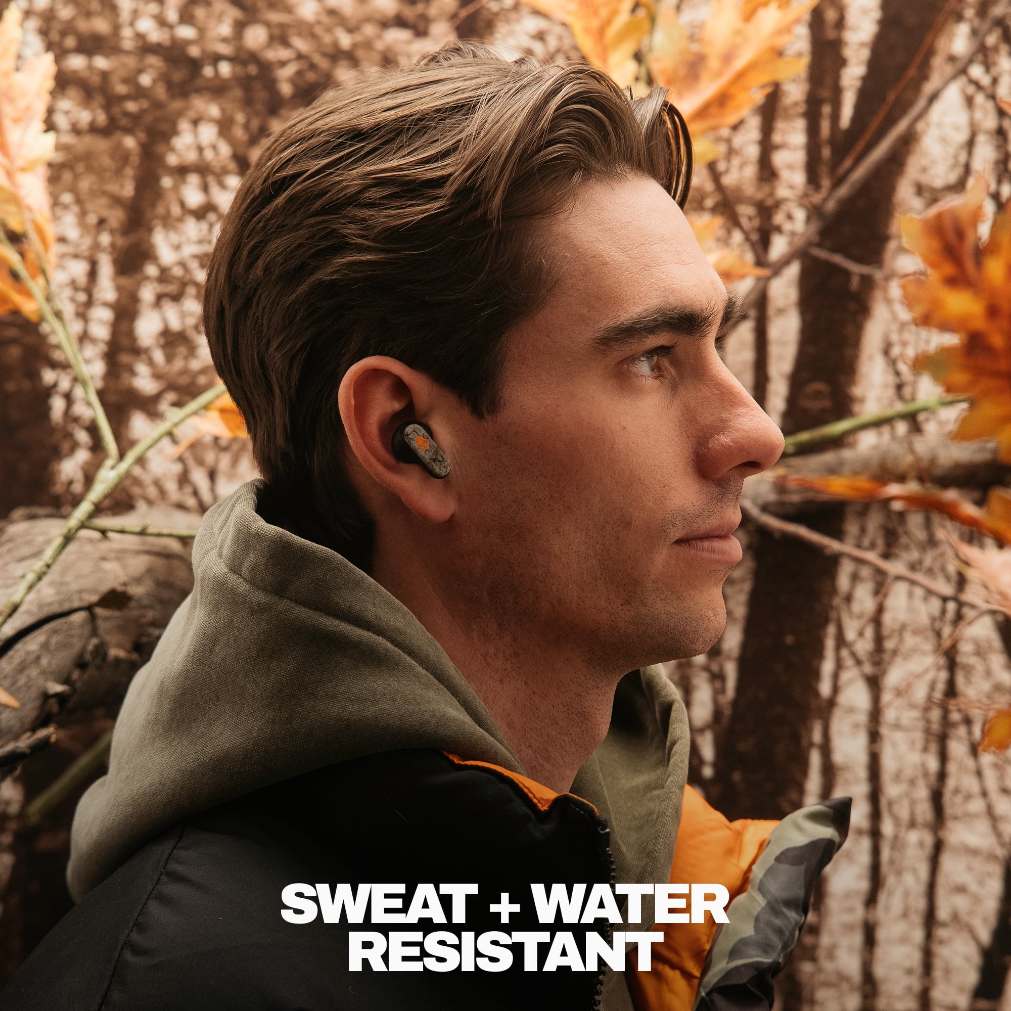 Skullcandy Dime 3 XT True Wireless in-Ear Earbuds, Real Tree