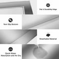thumbnail image 6 of Black Grey Ombre Outdoor Rug for Patio/Deck/Porch, Non-Slip Large Area Rug 4 x 6 Ft, Contemporary Abstract Gradient Indoor Outdoor Rugs Washable Area Rugs, Reversible Camping Rug Carpet Runner, 6 of 8