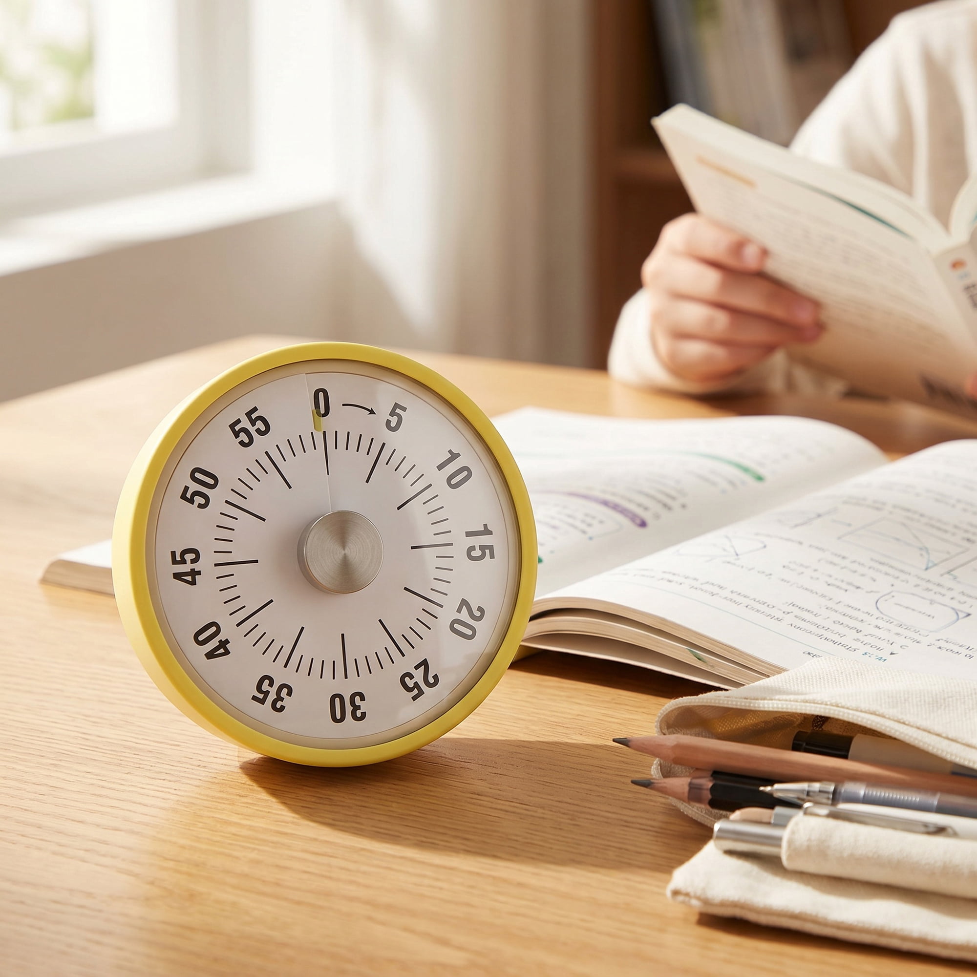 Unique Bargains Loud Alarm Magnetic Backing Timer for Cooking and Learning Yellow