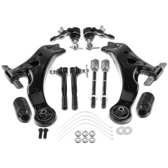 Front Control Arm Ball Joint Tie Rod and Sway Bar Link Kit 10 - Compatible with 2004 - 2006 ES330 Base 3.3L V6 2005