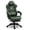 Green, variant on KARXAS Big and Tall Gaming Chair with Footrest and Suede Fabric, Office Game Chair with Pocket Spring Cushion, High Back Ergonomic for Adults, 440LBS, White