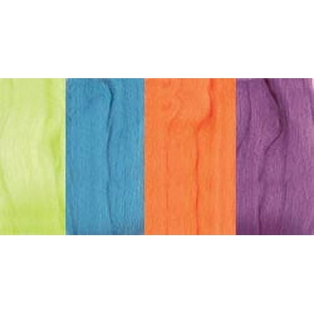 Clover Needlecrafts Natural Wool Roving .7 Ounces 4 pack 7941