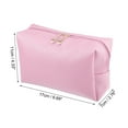 thumbnail image 4 of Unique Bargains Floral Makeup Bag Zipper Flower Cosmetic Pouch Pink, 4 of 7