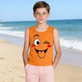 thumbnail image 4 of Niños Pequeños Camisola 3-15Years sin Mangas Tela Suave Gradiente Impresión Moda Linda para la Fiesta Informal, 4 of 6