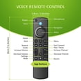thumbnail image 7 of Voice Remote Replacement fit for Fir Smart TV Stick(4K,4K Max,Lite),TVs Cube (1st/ 2nd/3rd Gen),Remote for Toshiba,Pioneer,Omni,QLED,3rd Gen Smart TV, 7 of 7