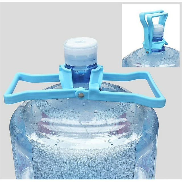 Asa de Plástico Más Gruesa para Botellas de Agua - Elevador Multifuncional para Garrafones de Agua, Herramienta de Elevación para Dos Personas para El Hogar, La Oficina y El Reparto de Agua