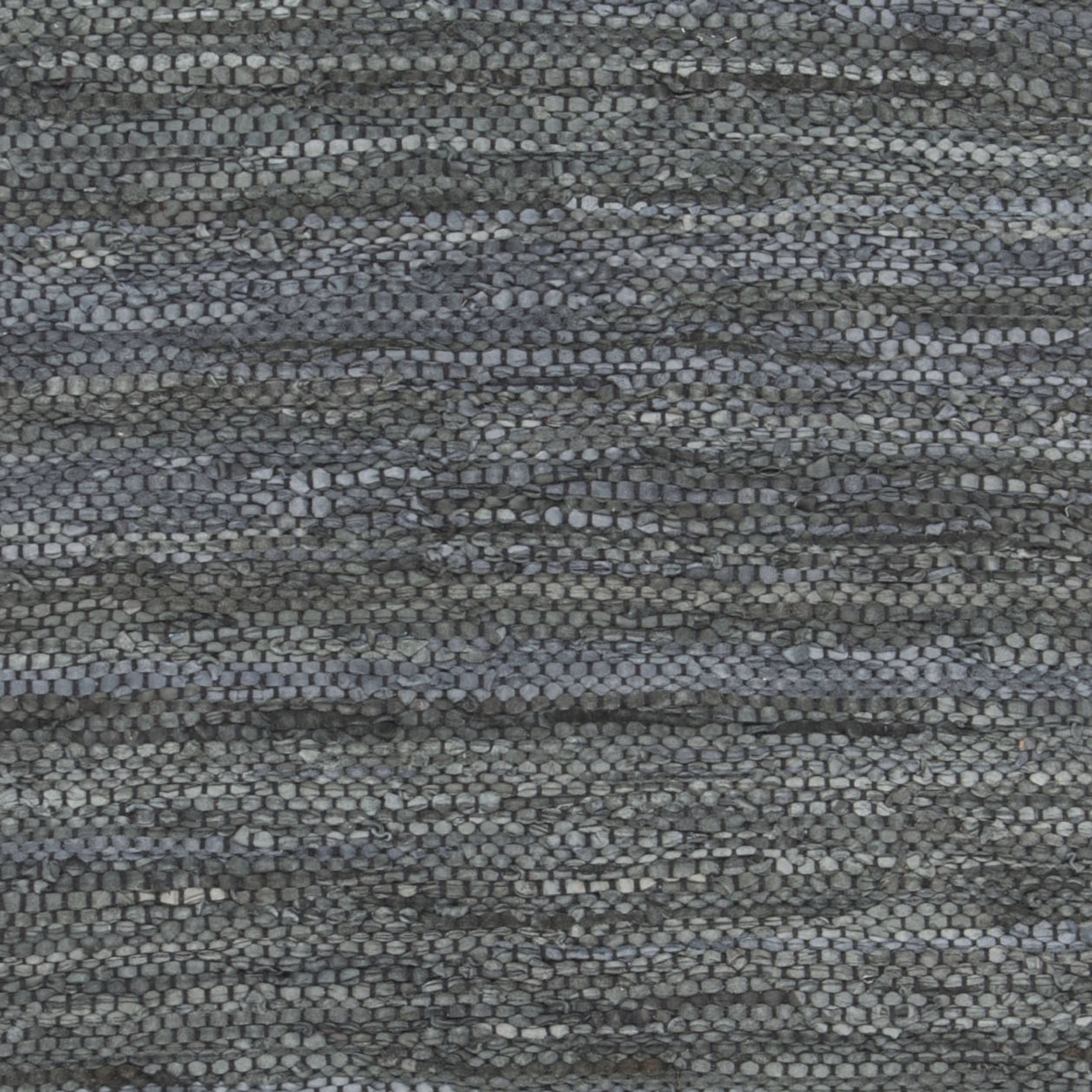SAFAVIEH Vintage Leather Ayleen Braided Striped Runner Rug, Grey/Silver, 2'3" x 9'