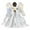 White/Silver, variant on KEUSN 9.84-Inch White and Silver Fiber Optic LED Angel Treetop