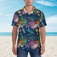 thumbnail image 4 of Goofa Undersea Animals Hawaiian Shirt for Men, Unisex Summer Beach Casual Short Sleeve Button Down Shirts,Aloha Tropical Floral print shirt-Medium, 4 of 9