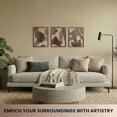 thumbnail image 3 of Modern Wooden Wall Sculptures - Set of 3 - Home Decor Accent - Large Wall Art for Living Room, Bedroom, Office - Easy Installation (Walnut, Large - Abstract Shapes), 3 of 8