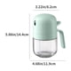 thumbnail image 3 of Botella de spray de aceite de vidrio 300ml | Dispensador de cocina a prueba de fugas para cocinar, barbacoa, freidoras | Spray de niebla ajustable | Blanco, Amarillo, Verde | Embudo de llenado fácil, 3 of 8