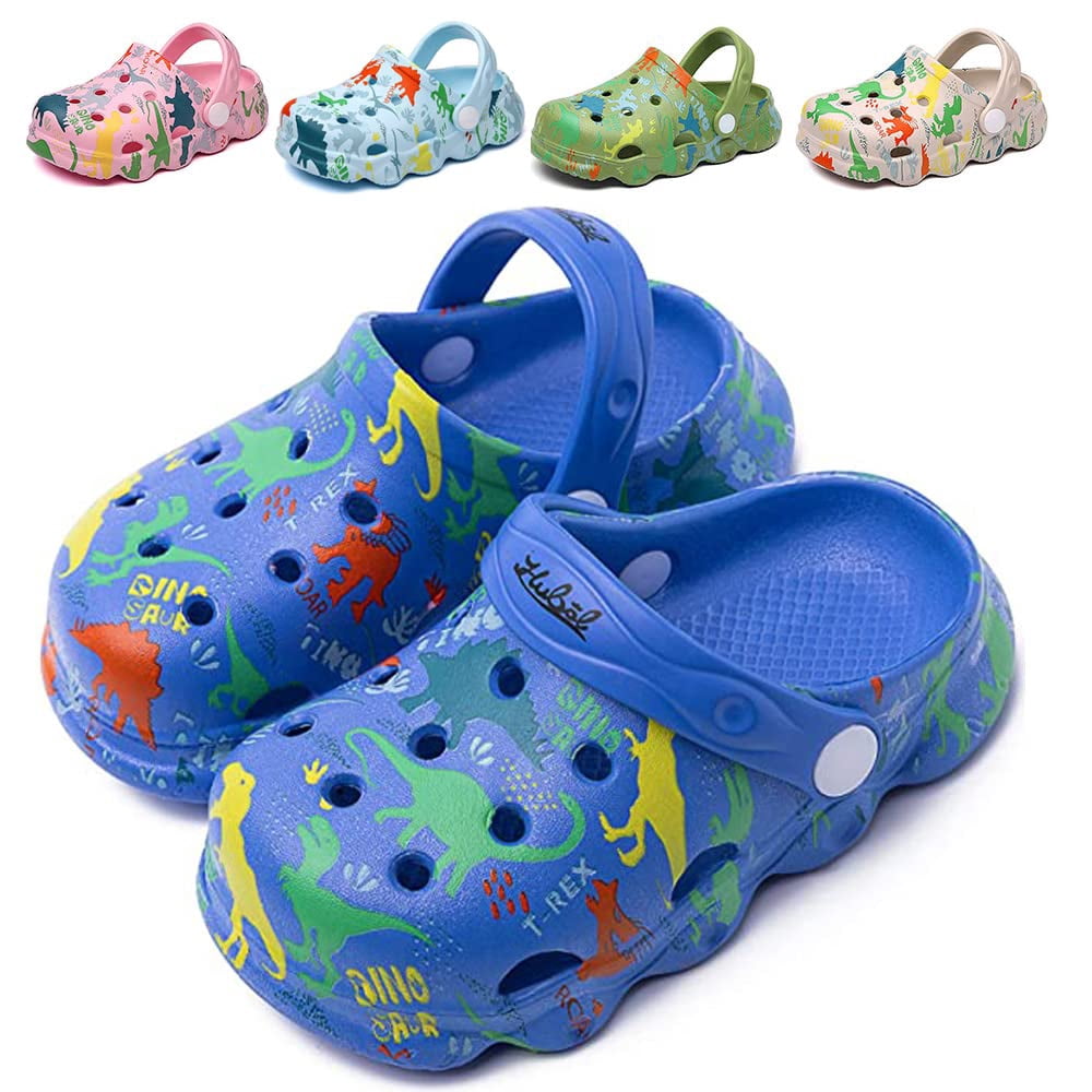 Sogetch Kids Boys Girls Garden Clogs, Toddler Dinosaur Sandals Shoes
