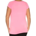 thumbnail image 2 of IDEOLOGY Womens Pink Hero Short Sleeve Scoop Neck Top Size: L, 2 of 2