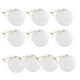 thumbnail image 5 of 10 Piezas De Adornos De Sublimación Espacios En Blanco Joyería Colgante De Cerámica Llaveros, 5 of 9