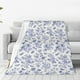 thumbnail image 1 of Balery Floral Butterfly Manta de Felpa Suave y Acogedora – Cobija de Franela Aterciopelada para Cama, Lavable y Cálida para Sofá, Mascotas, Transpirable-50"x40", 1 of 7