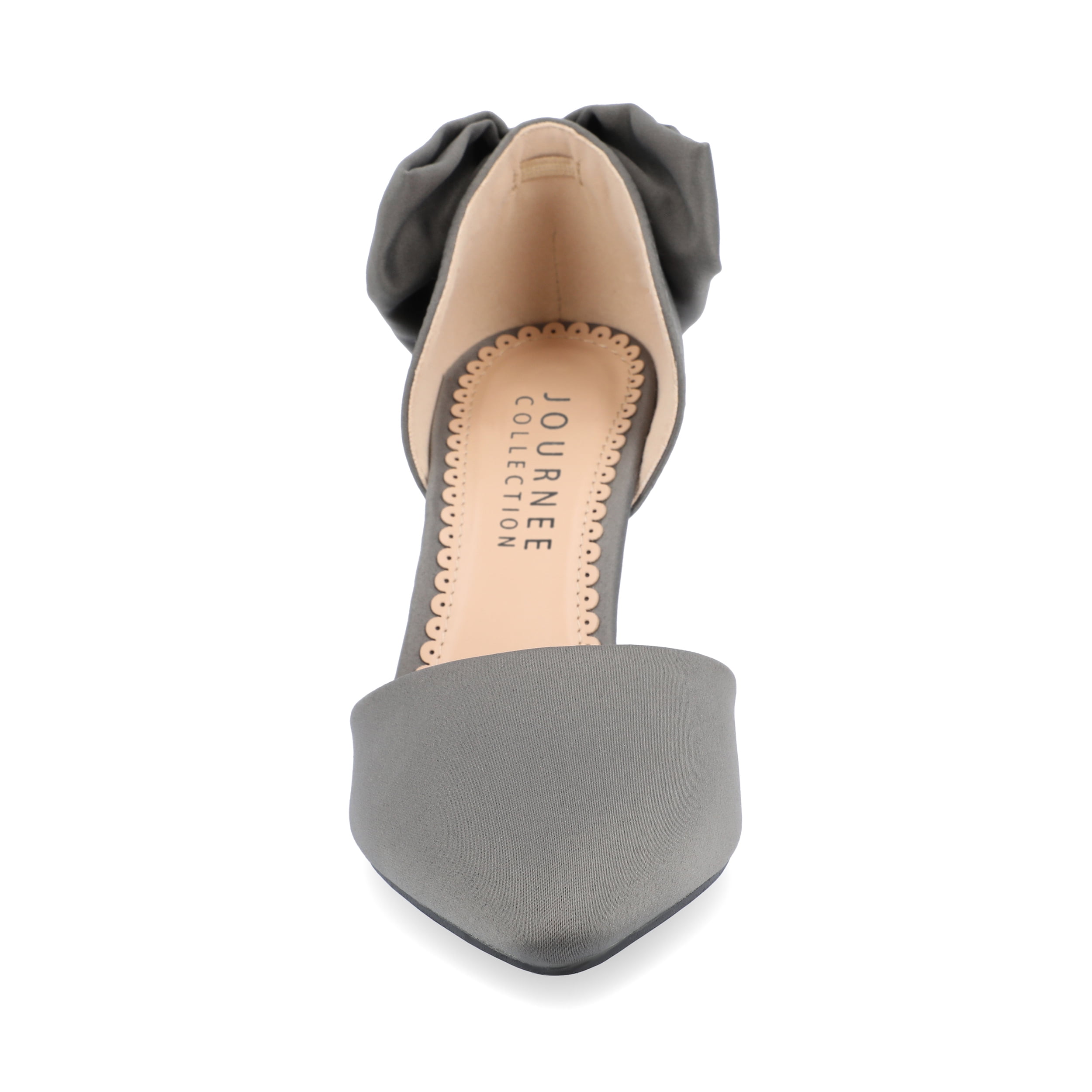 Journee Womens Tanzi Pointed Toe Mid Heel Evening Pumps
