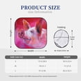 thumbnail image 3 of Balery 2 Piece Pink Pig Car Windshield Sun Shade|Foldable Front Windshield Shade for Car Front Window for Most Sedans SUV Truck-Medium, 3 of 7