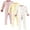 Assorted Fruit, variant on Hudson Baby Infant Girl Cotton Sleep and Play, Pink Sage Florals, 6-9 Months