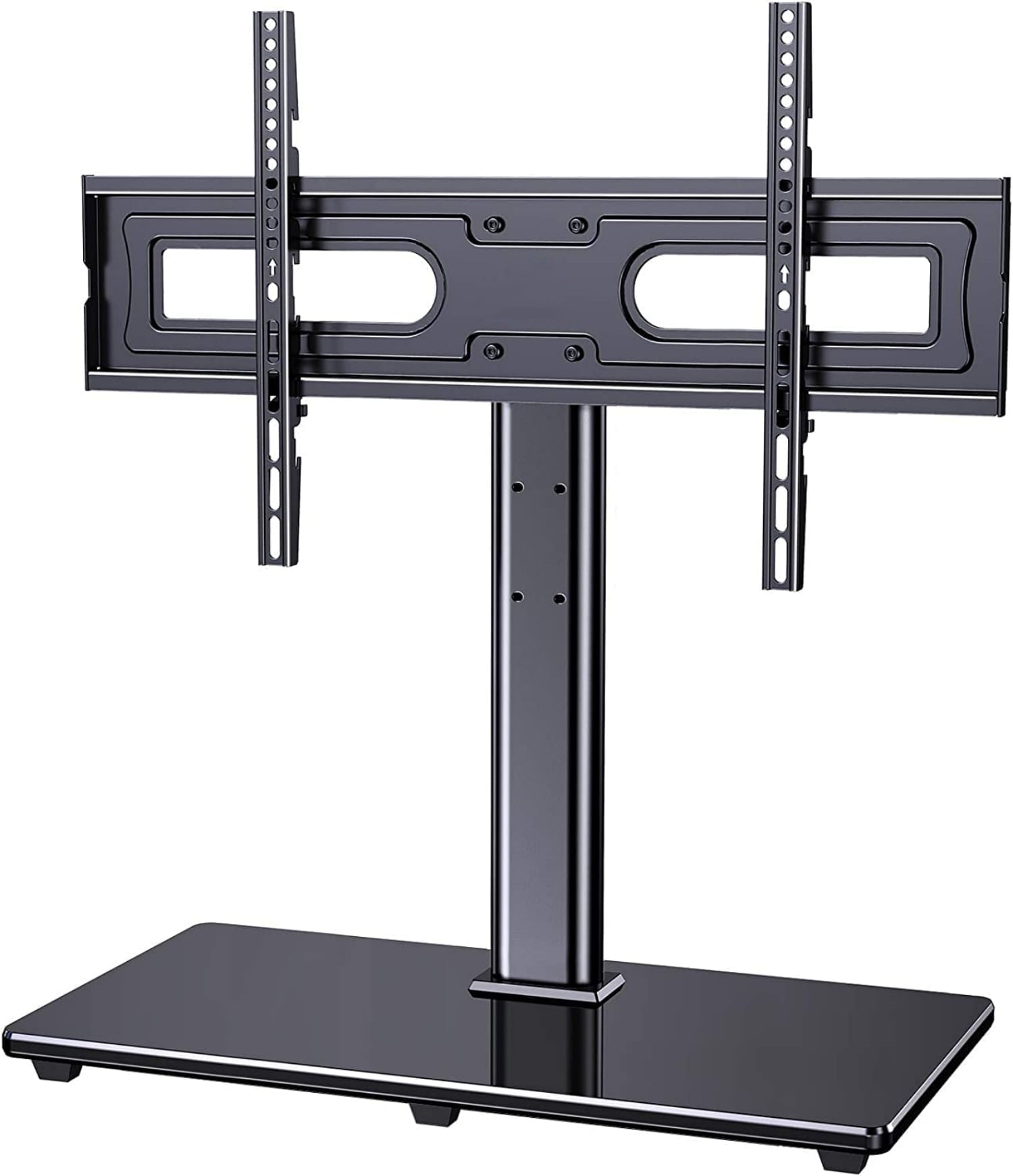 MountFTV Universal Swivel Tabletop TV Stand for 32-80 inch LCD LED TVs, Max 600x400mm, Hold Up to 110 lbs