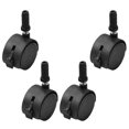 thumbnail image 1 of unbranded 4Ud Giratorias Para Muebles Con Color Negro 360 Silenciosas Y Duraderas, 1 of 8