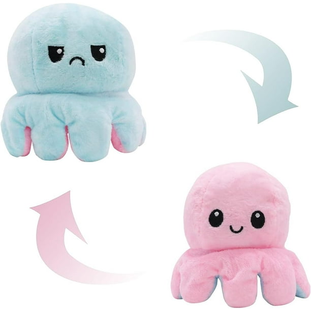 Pulpos Reversibles Pulpito Reversible Color Rosa Juguete Pulpo