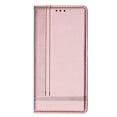 thumbnail image 2 of Leather For Apple iPhone 17e / 16e 6.1-inch Case , Stitching design Flip  Wallet Leather Case With Card Holder Magnetic Closure Shockproof Kickstand Protective Phone Cases Cover,Rose gold, 2 of 7
