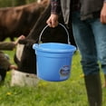 thumbnail image 4 of Little Giant Heavy Duty 8 Quart Flat Back Plastic Bucket with Metal Handle, 4 of 8