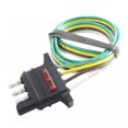 thumbnail image 1 of Hopkins MFG Trailer Wiring Connector 48133 Trailer Side; 4-Way Flat; LED Test Wire; Verifying Turn Signal/Brake/Taillights/Reverse, 1 of 14