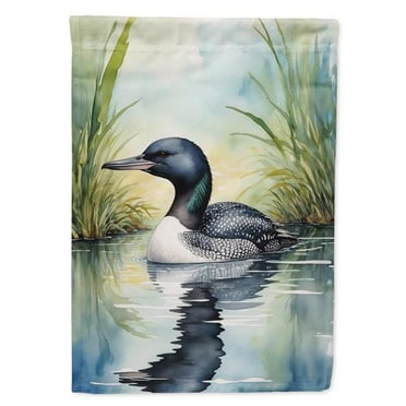 Carolines Treasures DAC7442GF 15.5 x 11.25 in. Minnesota Common Loon Garden Flag