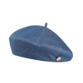 thumbnail image 4 of Informal Para Mujer, Gorro De Lana Moderno Para Otoño, Para Calle, Viajes Al Aire Libre, Color Azul Mediano Azul medio, 4 of 8