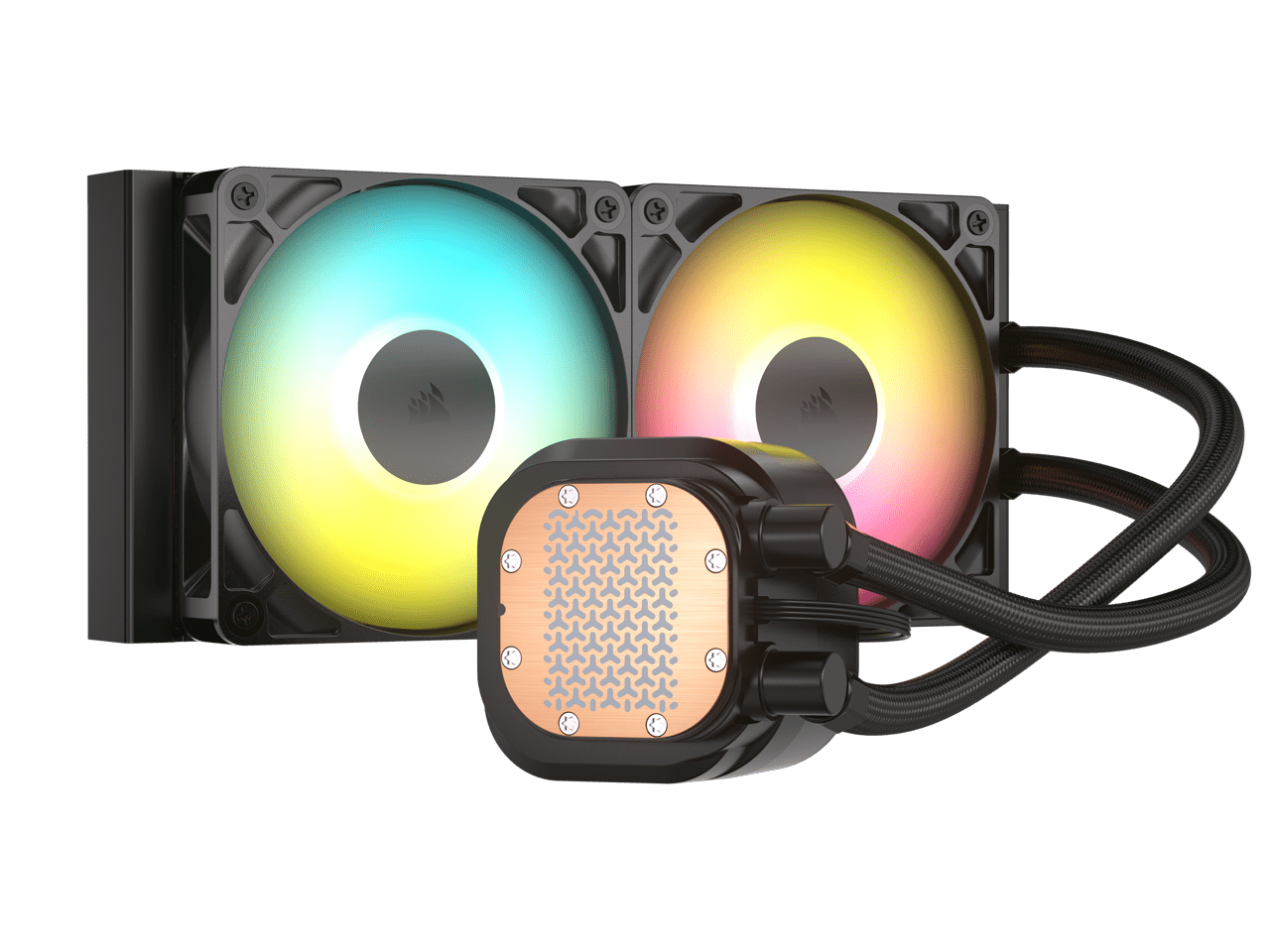 CORSAIR NAUTILUS 240 RS ARGB Liquid CPU Cooler – RS120 ARGB Fans – Fits Intel® LGA 1851,  AMD® AM5/AM4 – Simple Daisy-Chain Connections - Direct Motherboard Connection