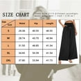 thumbnail image 4 of SWQZVT Pants for Women Wide Leg Dress Pants Casual High Waist Drawstring Palazzo Lounge Pants Comfy Loose Trousers with Pocke, 4 of 7