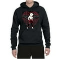 thumbnail image 2 of Wild Bobby, Betty Boop Sugar and Spice Wink Betty Boop Unisex Hoodie Sweatshirt, Black, Small, 2 of 5