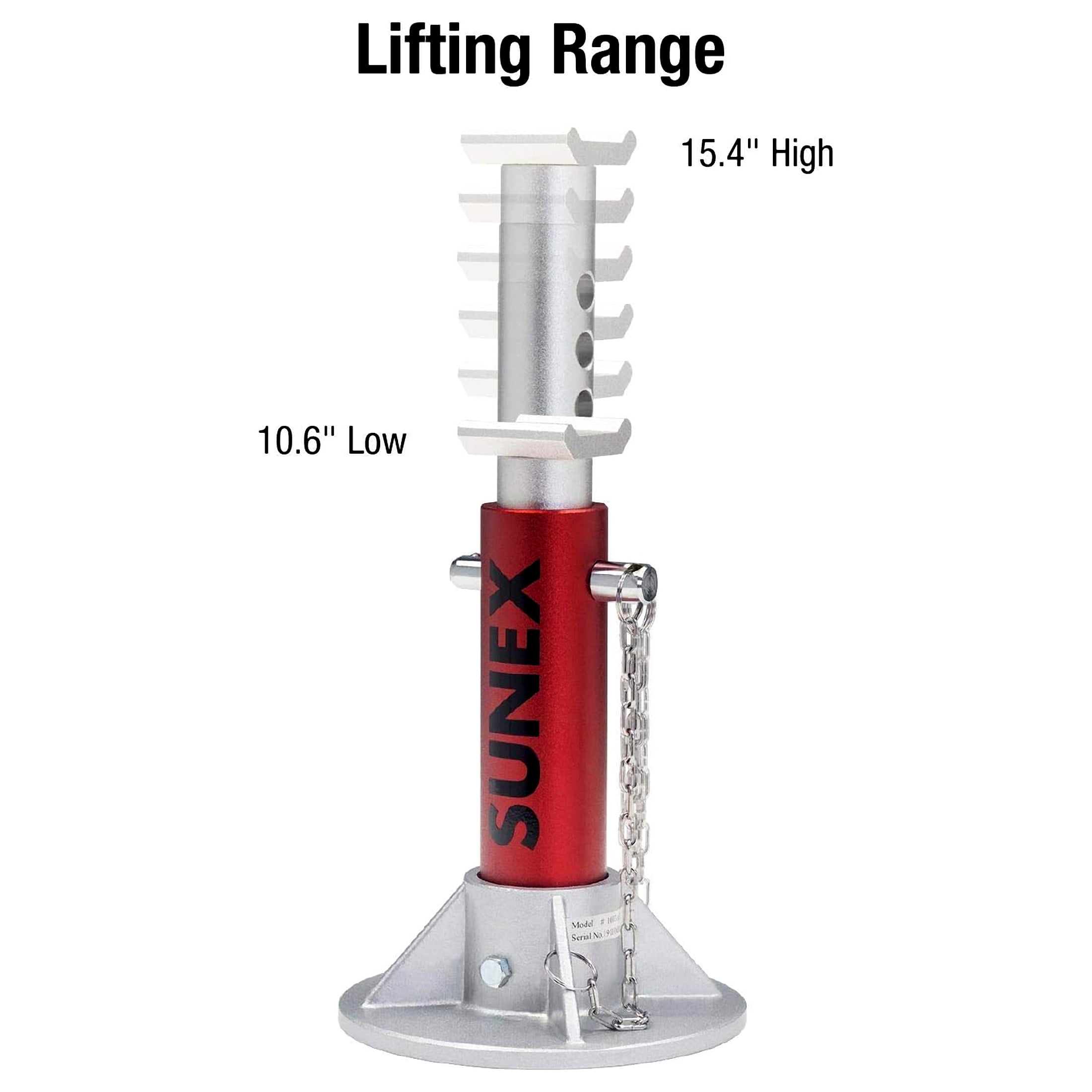 SUNEX 3 Ton Aluminum Jack Stands