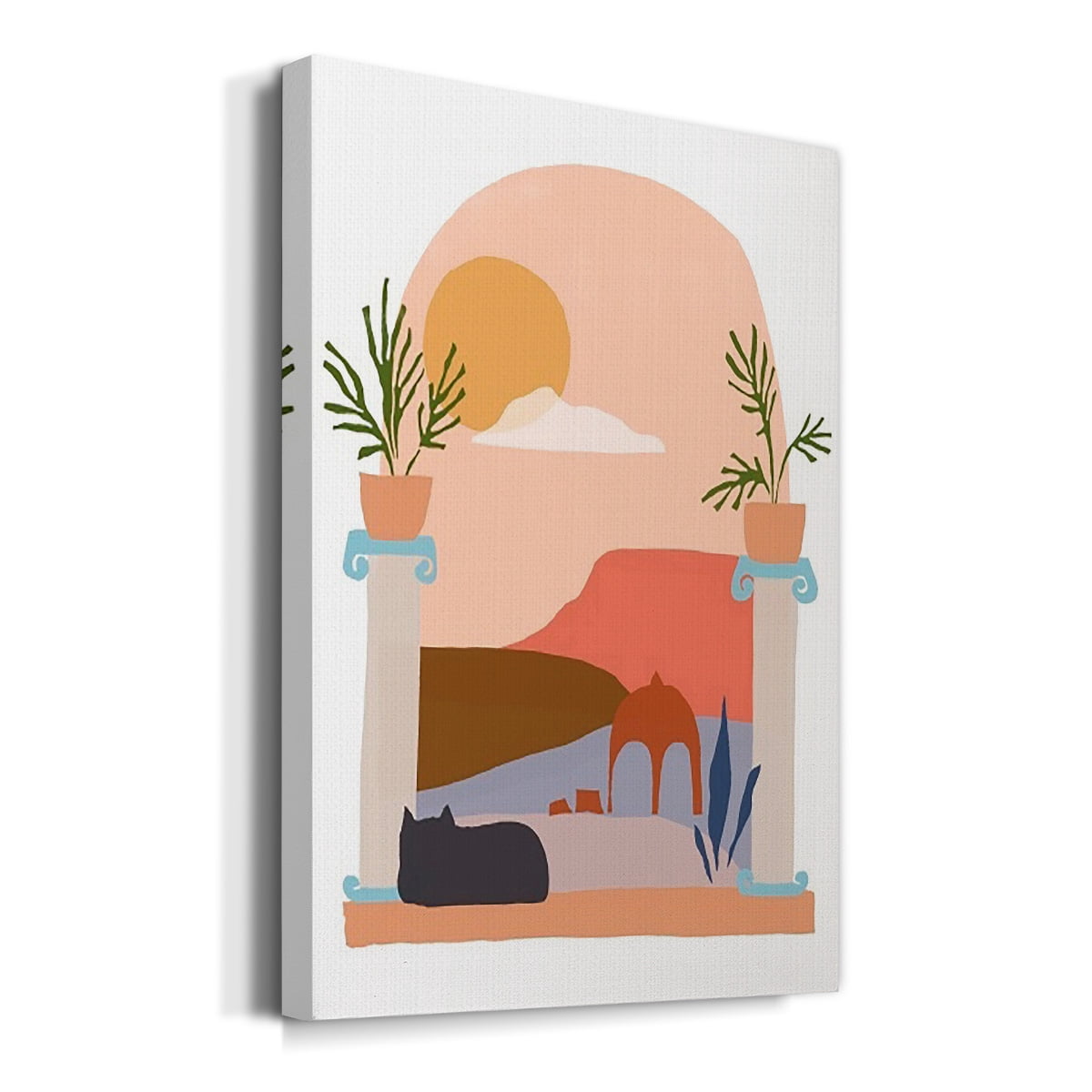 Paper Scene IV Premium Gallery Wrapped Canvas - Ready to Hang