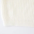 thumbnail image 7 of Gubotare Toddler Sweater Girl's Long Sleeve Soft Crewneck Slim Fit Pullover Sweater Top for Kids 2T 3T (White,2-3 Years), 7 of 7