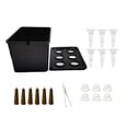 thumbnail image 2 of Hydroponic Grow Box 6-Hole Planting System Home Herb Planter Vegetable Cultivation Kit for Indoor Gardening, 2 of 8