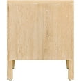 thumbnail image 5 of Maklaine Solid White Oak White Nightstand Rectangular 57 lbs, 5 of 15