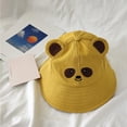 thumbnail image 3 of Lindo Panda Bucket Hat Summer Bucket Sun Hat para Adultos Niños Sombrero de Pescador de ala Ancha, 3 of 8