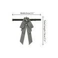 thumbnail image 2 of INSPIRE CHIC Women's Ribbon Brooch Necktie Rhinestone Bow Ties for Elegant Chic, 2 of 5