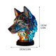 thumbnail image 4 of Serie de lámparas de mesa de animales para decoración de mesa y decoración del hogar de metal plano, 4 of 4
