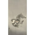 thumbnail image 2 of Ohara Koson 11x18 Gold Ornate Wood Frame and Double Matted Museum Art Print Titled - Two Monkeys Playing (1900 - 1930), 2 of 4