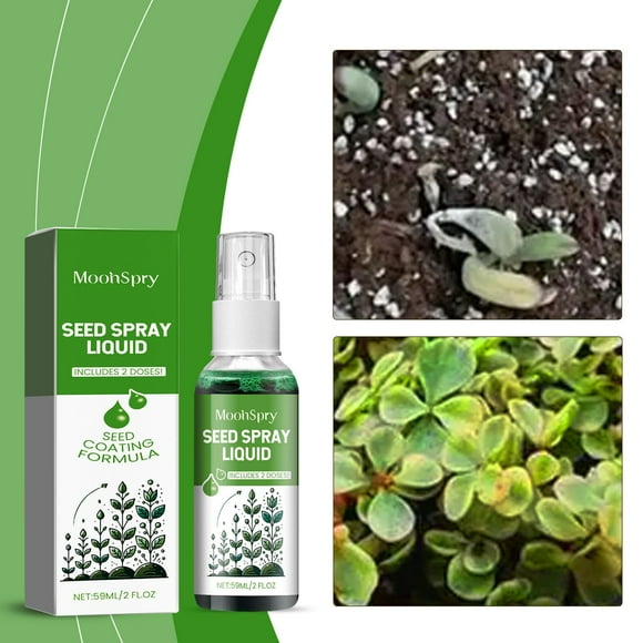 Ganfancp Liquid Seeded Lawns Green Spray, 59ml of Speedy Germination, Even Coverage, and Improved Seed Survival - Perfect for Revitalizing Your Lawn and Ensuring Uniform Grass Growth