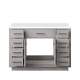 thumbnail image 6 of Abbey 48 in W x 22 in D White Oak Single Vanity and Cultured Marble Top, 6 of 6